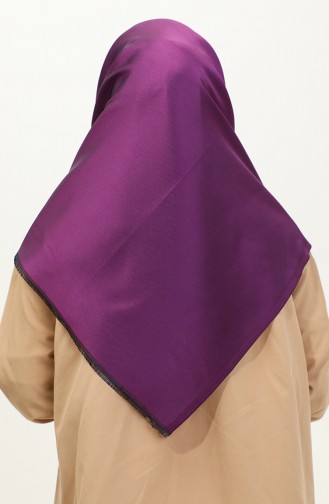 Plain Scarf 1266-07 Purple 1266-07