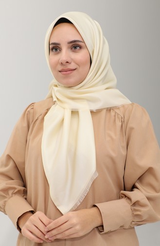 Plain Scarf 1266-57 Cream 1266-57