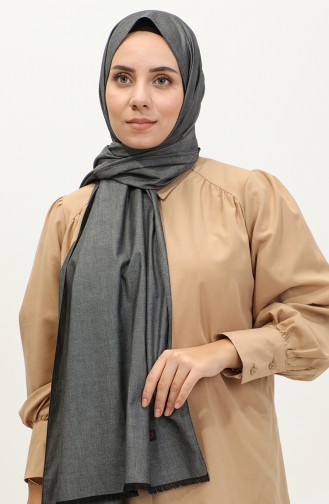 Denim Shawl Dark Gray Argite019-01 Dark Gray 019-01