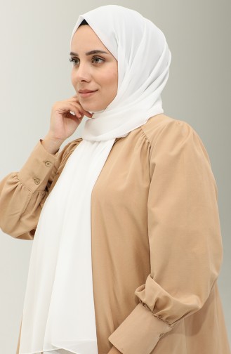 Alya Şifon Şal Argite047-01 Beyaz