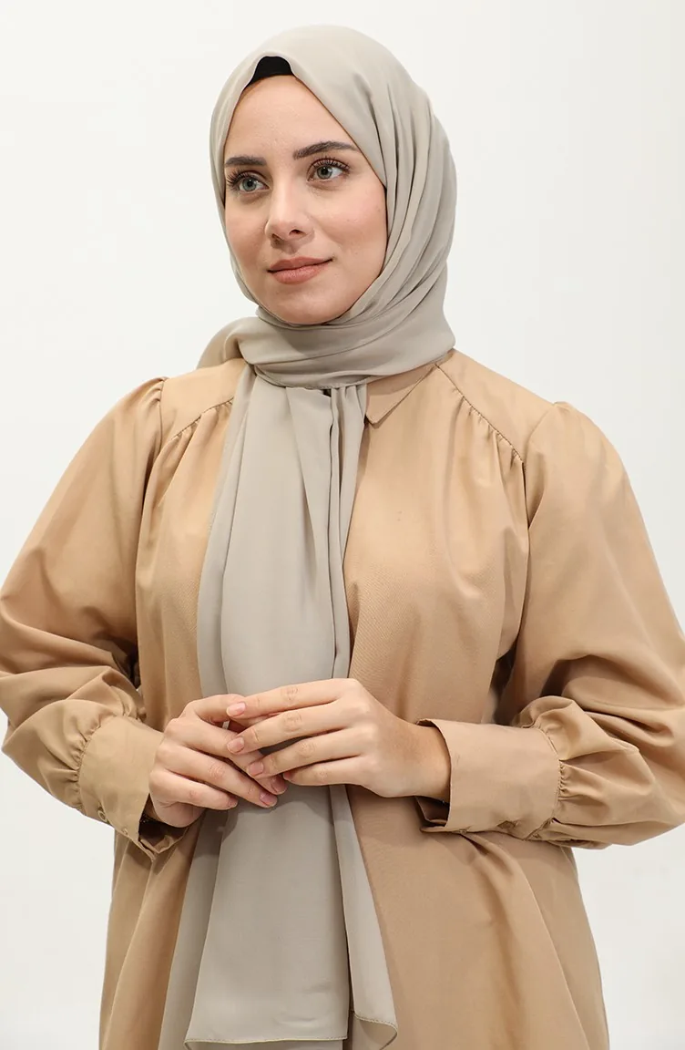 Alya Châle Mousseline Argite049-01 Pierre 049-01
