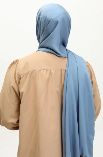 Plain Cotton Shawl Blue Argite06-01 Blue 06-01