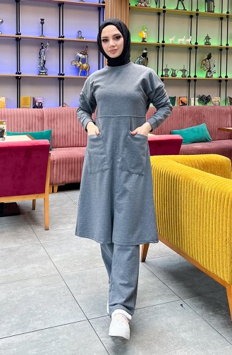 Tweedraads Zaktrainingspak 03067-06 Antraciet 03067-06