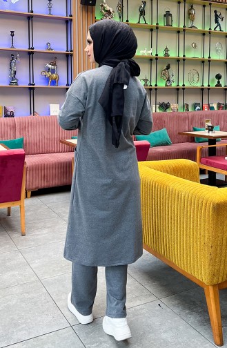 Tweedraads Zaktrainingspak 03067-06 Antraciet 03067-06