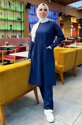 Trainingspakset Met Twee Draadzakken 03067-13 Licht Marineblauw 03067-13