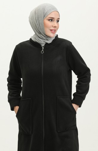 كارديجان صوف بجيب وسحاب 00024-04 لون أسود 00024-04