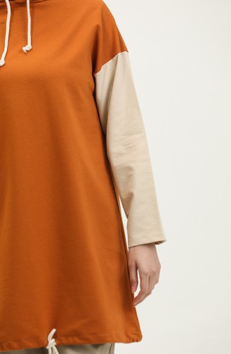 Sweatshirt Met Capuchon 23064-01 Koper 23064-01