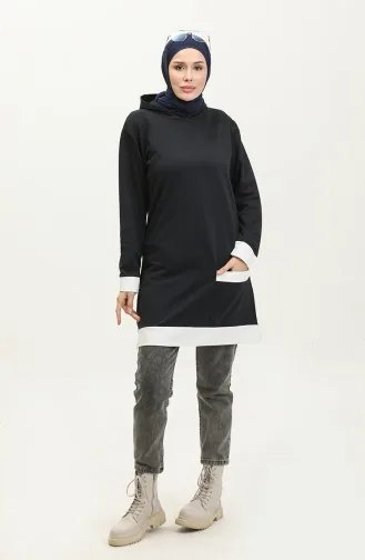 Kapuzenpullover 23069-01 Marineblau 23069-01