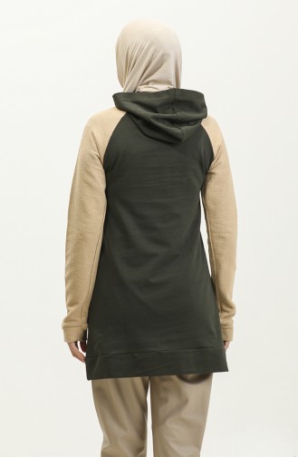 Sweat A Capuche 23073-01 Khaki 23073-01