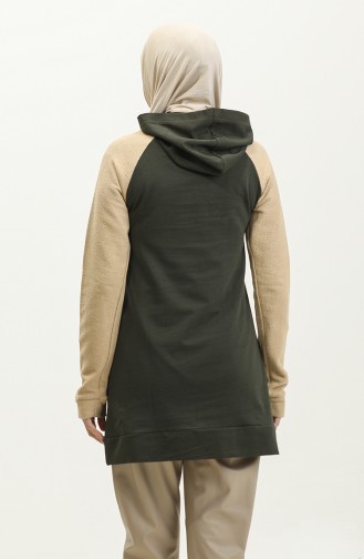 Kapuzenpullover 23073-01 Khaki 23073-01