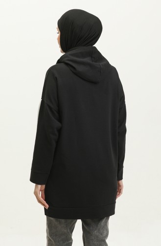 Hooded Sweatshirt 23074-01 Black 23074-01