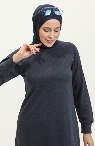 سويت شيرت بقبعة  23083-01 انديجو 23083-01
