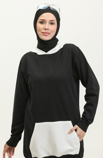 Hooded Sweatshirt 23091-01 Black 23091-01