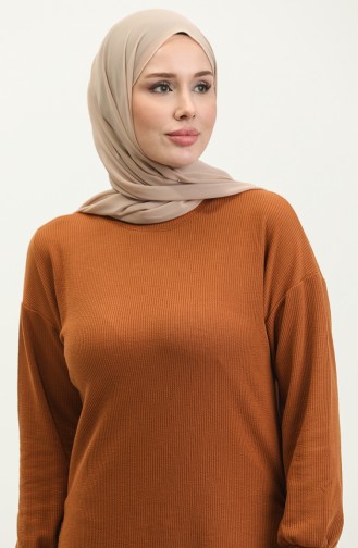 Tuniek Met Kettingdetails 20002-09 Tan 20002-09