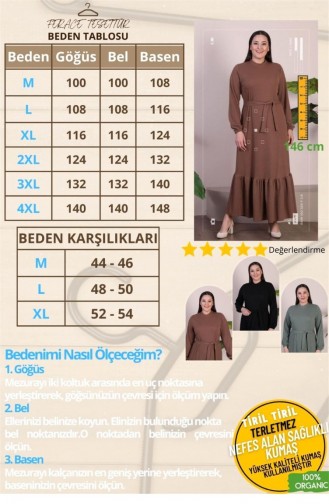 Damen-Kleid Mit Prächtigem Kragen In Übergröße Hijab-Strickkleid Pflaume 8902Abaya 987