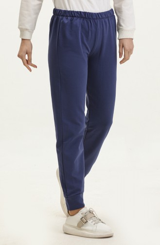 Elastic waist Sweatpants 23101-08 Dark İndigo 23101-08