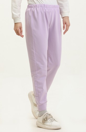 Joggingbroek Met Elastische Taille 23101-14 Lila 23101-14