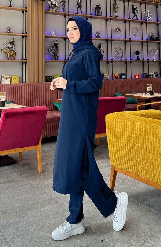 Two Thread Tracksuit 3034-15 Light Navy Blue 3034-15