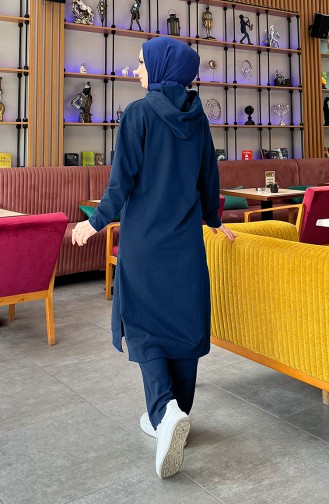 Two Thread Tracksuit 3034-15 Light Navy Blue 3034-15