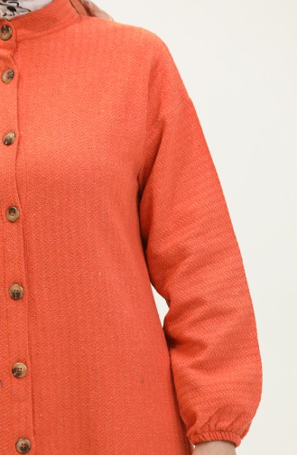 Buttoned Plain Dress 0298-08 Tile 0298-08