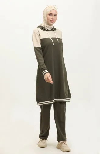 Dubbel Trainingspak 23105-04 Kaki 23105-04