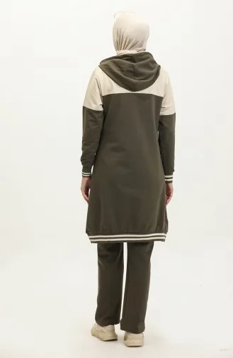 Dubbel Trainingspak 23105-04 Kaki 23105-04