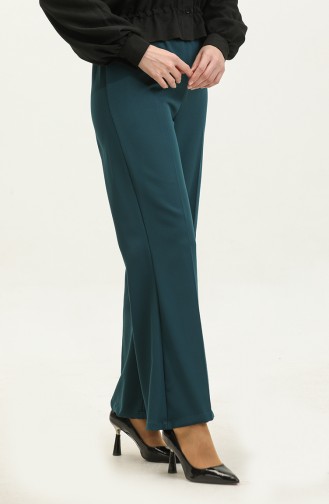 Elastic Waist Trousers 0299-01 Petrol 0299-01