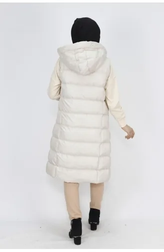 Aufblasbare Weste Mit Taschenfüllung 3023-02 Stone 3023-02