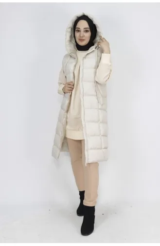 Aufblasbare Weste Mit Taschenfüllung 3023-02 Stone 3023-02