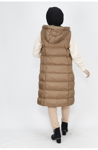 Cepli Dolum Şişme Yelek 3023-03 Camel
