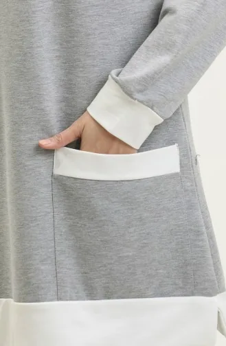 Sweat A Capuche 23069-02 Gris 23069-02