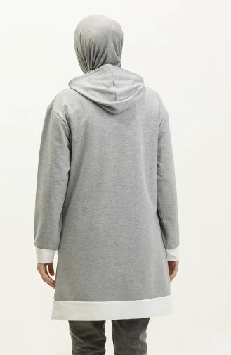 Sweat A Capuche 23069-02 Gris 23069-02
