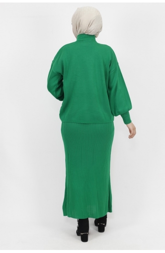 Robe Sous-Vêtement Tissu Tricot 1034-02 Vert 1034-02