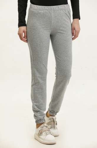 Elastic waist Jogger Sweatpants 23003-04 Gray 23003-04