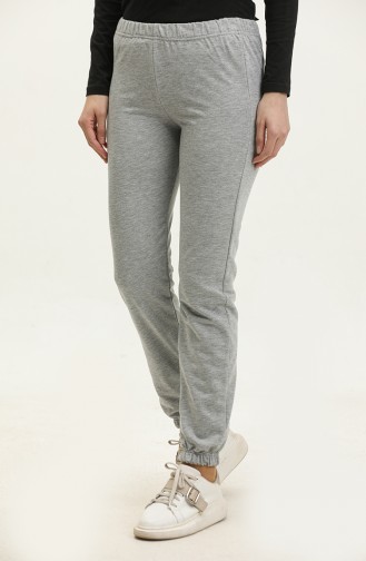 Elastic waist Jogger Sweatpants 23003-04 Gray 23003-04