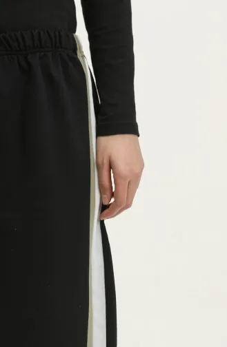 Pantalon De Jogging Taille Elastique 23097-10 Vert Khaki Ecru 23097-10