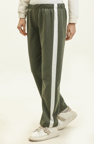 Elastic Waist Sweatpants 23100-03 Khaki 23100-03