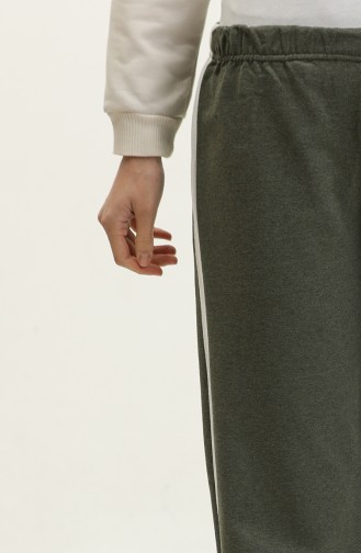 Elastic Waist Sweatpants 23100-03 Khaki 23100-03