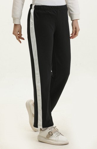 Pantalon De Jogging Taille Elastique 23100-04 Noir 23100-04