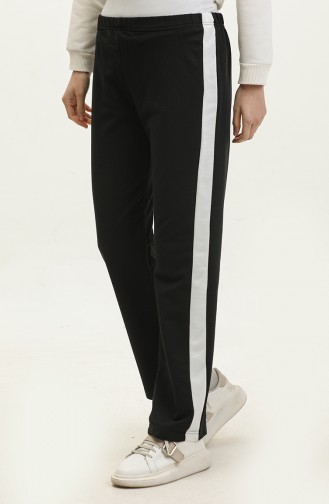 Elastic waist Sweatpants 23100-04 Black 23100-04