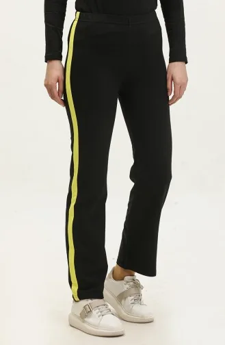 Jogginghose Mit Elastischem Bund 23100-07 Schwarzgold 23100-07