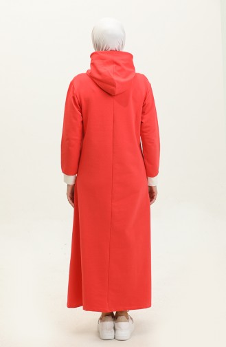 Hooded Dress 23108-01 Pomegranate Flower 23108-01