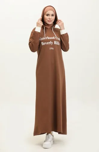 Robe à Capuche 23108-02 Brun 23108-02