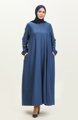 Oyya Abaya Mevlana 248478-03 Bleu Pétrole 248478-03