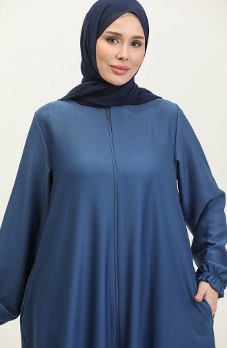 Oyya Abaya Mevlana 248478-03 Bleu Pétrole 248478-03