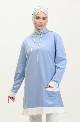 Sweat A Capuche 23069-05 Bleu 23069-05