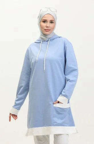 Sweat A Capuche 23069-05 Bleu 23069-05