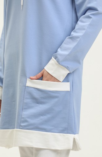 Sweat A Capuche 23069-05 Bleu 23069-05