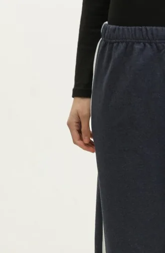 Jogginghose Mit Elastischem Bund 23098-08 Marineblau Ecru 23098-08