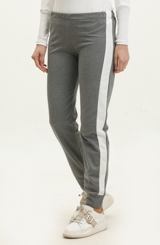 Pantalon De Jogging Taille Elastique 23099-07 Gris 23099-07